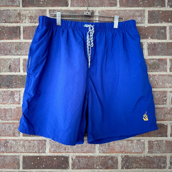 Nautica Men’s Royal Blue Swim Trunks Size Large - Picture 1 of 7